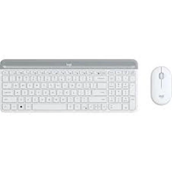 Logitech 920-009436 MK470 Beyaz Kablosuz Klavye Mouse Seti ürün görseli 1