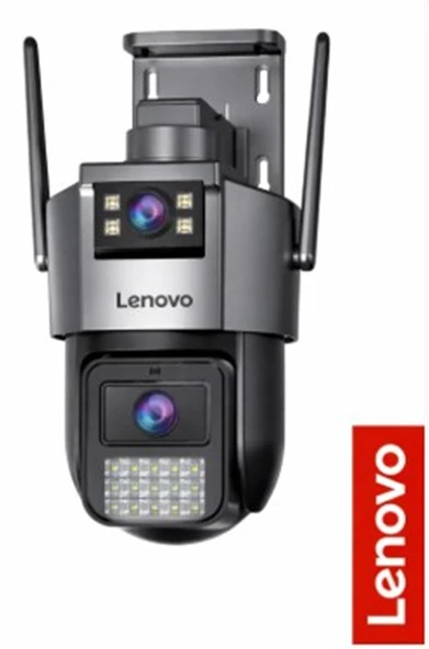 Lenovo X9T 3MP+3MP 1 PT Kamera 1 Sabit Smart Wifi Kamera ürün görseli 1