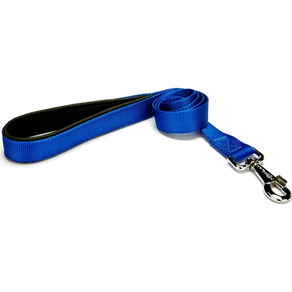 Doggie Konforlu Dokumadan El Yapımı Köpek Gezdirme Kayışı 2,5x120cm - Royal Blue ürün görseli 1