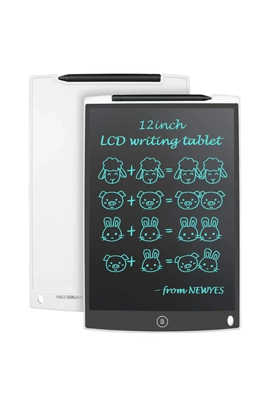 12 Inc Writing Lcd Grafik Dijital Kalemli Çizim Tableti Yazı Tahta Not Yazma Eğitim Tableti ürün görseli 1