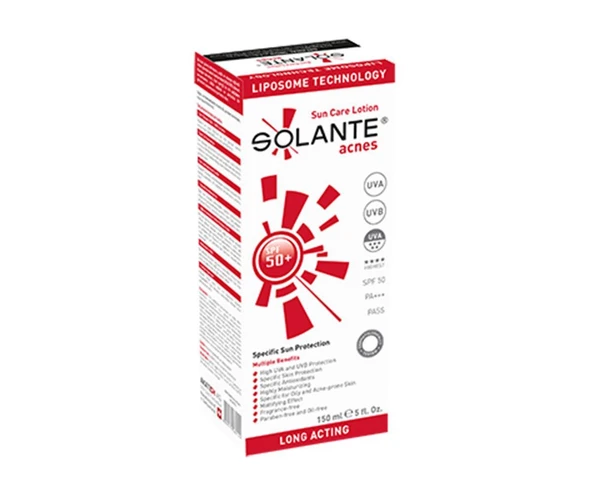 Solante Acnes Sun Care Lotion SPF 50+ 150 Ml ürün görseli 1