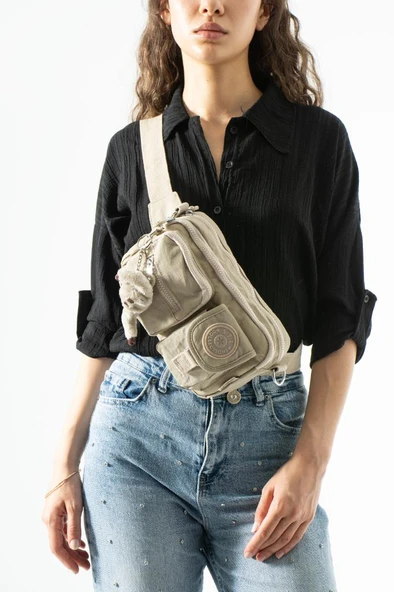 Unisex Bel Çantası Free Bag Klinkır Kumaş Postacı Omuz Çantası Fonksiyonel Kullanım Çapraz Askılı ürün görseli 1
