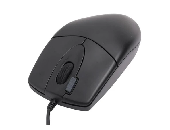 A4 Tech Op-620D Siyah Usb Kablolu Optik 1200Dpi 1,5Mt Kablo Mouse ürün görseli 1