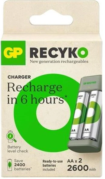 Gp E221-270AHCER21-2GTLB2 2x2700 Mah Şarj Cihazı ürün görseli 1