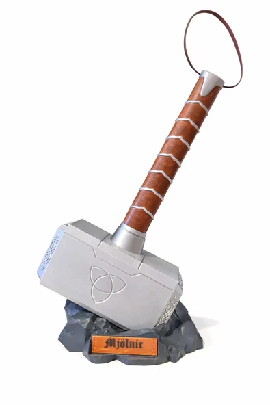 Thor'un Mjolnir Çekici Dekoratif Biblo | Marvel Esinli | Masa & Raf Üstü Koleksiyon Ürünü ürün görseli 1