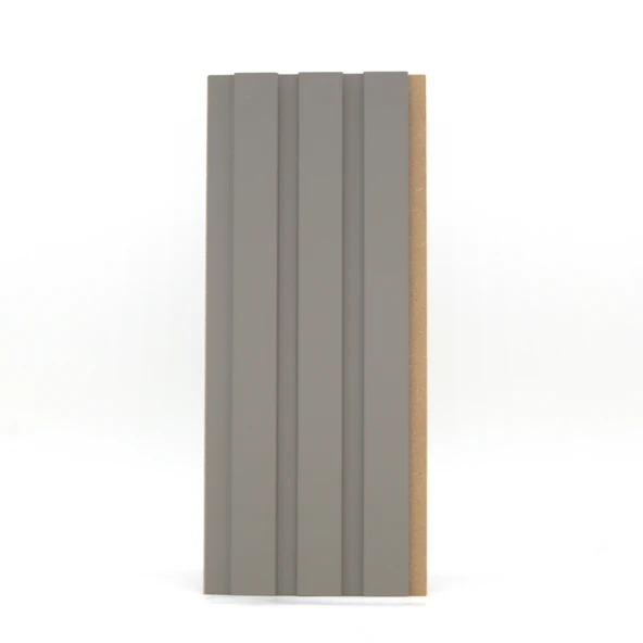 RMZ Door Vesta 12mm 12,5x280 cm İpeksi Doku Soft Açık Gri Mdf Duvar Paneli ürün görseli 1