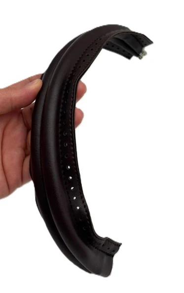 Çanta Aksesuar 23 Cm Oval Koyu Kahve Renk Gizli Çanta Bursu ürün görseli 1