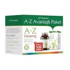 Dr. Thomson A-Z Ginseng 30 Tablet 2'li - Avantajlı Paket ürün görseli 1
