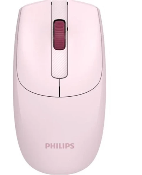 Philips SPK7398P 1600DPI Kablosuz Sessiz Optik Pembe Mouse ürün görseli 1