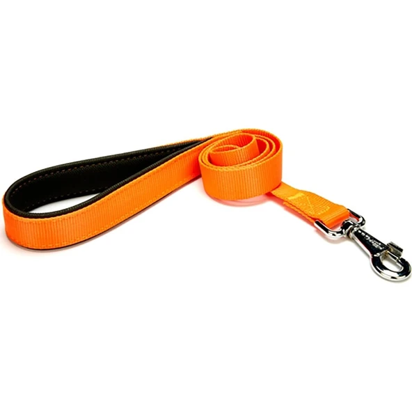 Doggie Konforlu Dokumadan El Yapımı Köpek Gezdirme Kayışı 2,5x120cm - Orange ürün görseli 1