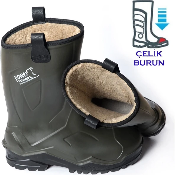 Pollyboot Power Rigger Çizme Çelik Burunlu 49 Numara ürün görseli 1