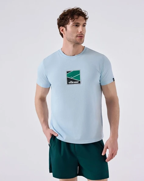 Ellesse 6SM5025-BBL Erkek Tişört - Mavi - Resim 4