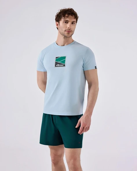 Ellesse 6SM5025-BBL Erkek Tişört - Mavi - Resim 3