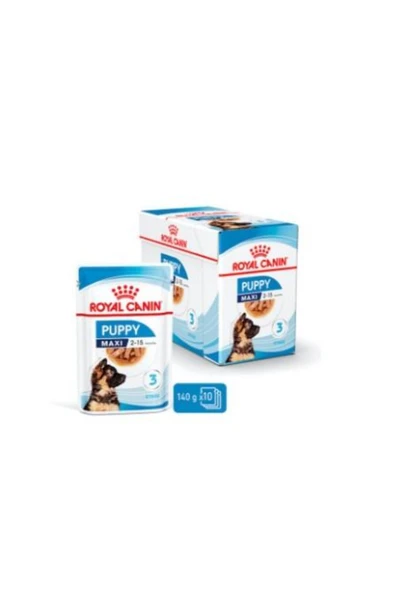 ROYAL CANİN MAXİ PUPPY KÖPEK YAŞ MAMASI POUCH 140GR ürün görseli 1