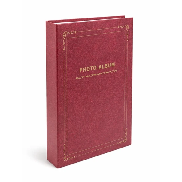 Rabsev RS094 Fotoğraf Albümü 10x15cm 300 Fotoğraf Kapasiteli Nostajik Albüm Bordo ürün görseli 1
