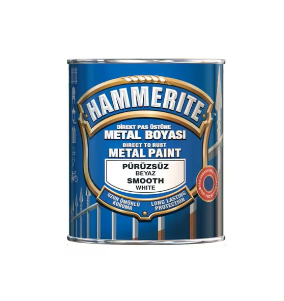 Hammerite Düz Metal Boyası  Altın 0,75lt ürün görseli 1