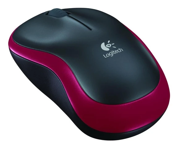 Logitech 910-002237 M185 Kırmızı Kablosuz Mouse ürün görseli 1
