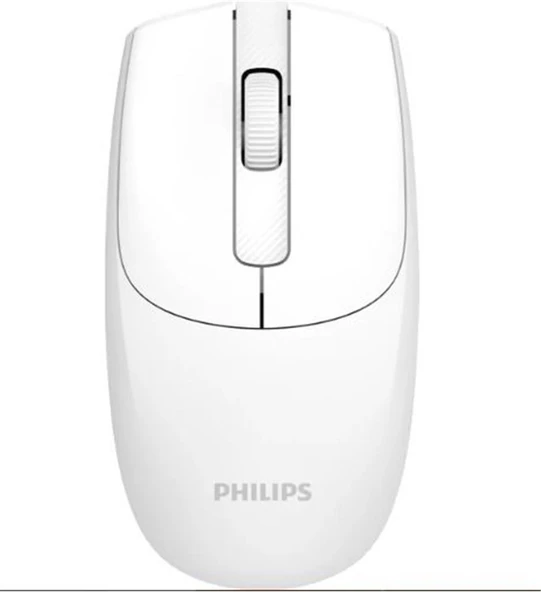 Philips SPK7398W 1600DPI Kablosuz Sessiz Optik Beyaz Mouse ürün görseli 1