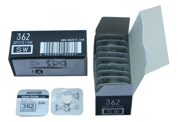 Maxell Sr-721Sw-362 10lu Paket Pil ürün görseli 1