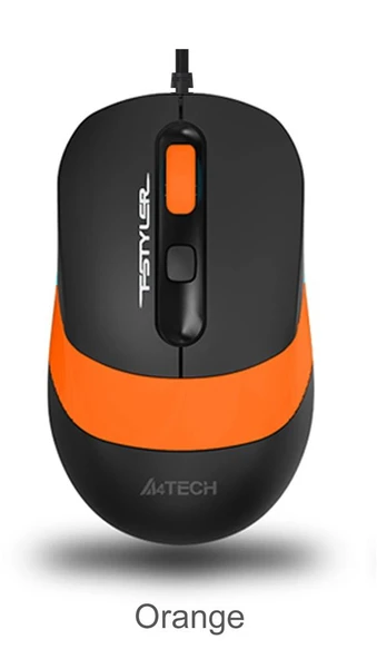 A4 Tech Fm10 Usb Fstyler Turuncu Optik 1600 Dpı Mouse - Resim 2