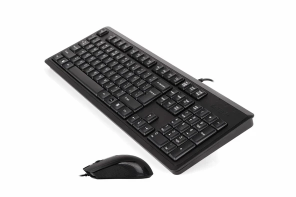 A4 Tech Kr-9276 Q Usb Fn Multimedya Klavye+Optik Kablolu Mouse Set - Resim 2
