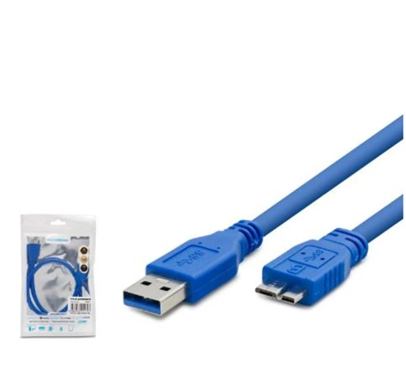 HADRON HDX7503 USB 3.0 Harddisk Kablosu 50 cm Mavi ürün görseli 1