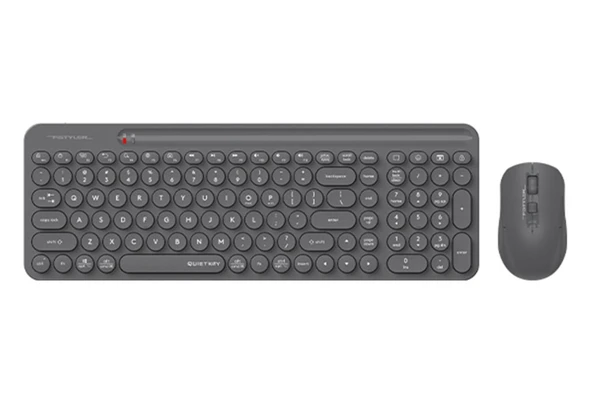 A4 Tech FG3300 Air2 2.4G Gri Q Klavye Fn-Mm Klv+Optik Mouse Sessiz Kablosuz Set ürün görseli 1