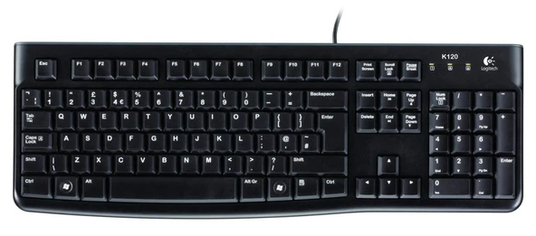 Logitech 920-002505 K120 Q Usb Siyah Kablolu Klavye ürün görseli 1