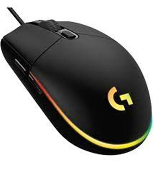 Logitech 910-005823 G102 LightSync Black 8000DPI 6 Tuş Optik RGB Siyah Kablolu Gaming (Oyuncu) Mouse ürün görseli 1