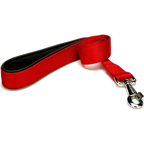 Doggie Konforlu Dokumadan El Yapımı Köpek Gezdirme Kayışı 3x100cm - Red ürün görseli 1