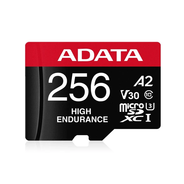 Adata 256 GB High Endurance microSDXC 4K U3 V30 A2 Hafıza Kartı ürün görseli 1