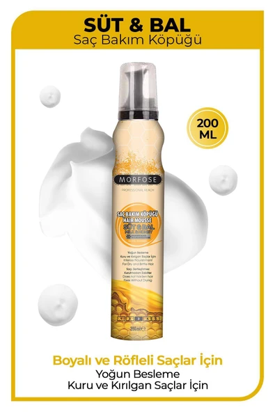 Morfose Süt & Bal Saç Köpüğü 200 ml ürün görseli 1