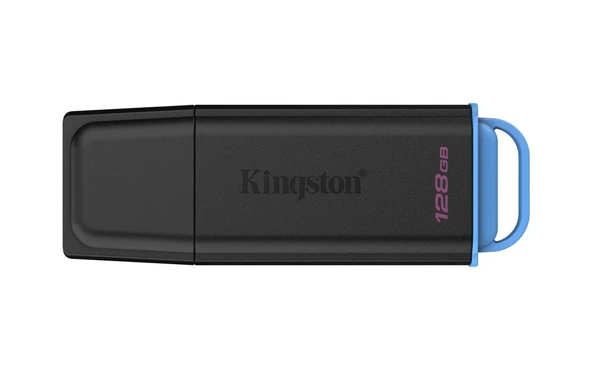 Kingston DTXG2-128GB 128GB Portable USB 3.2 Gen 1 DataTraveler Exodia Black-Blue Flash Bellek ürün görseli 1