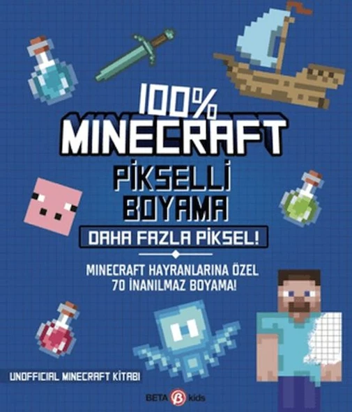 %100 Minecraft Pikselli Boyama - Daha Fazla Piksel ürün görseli 1