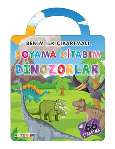 Benim İlk Çıkartmalı Boyama Kitabım - Dinozorlar ürün görseli 1