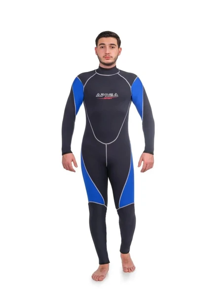 Apnea Sport 3 mm Uzun Dalış Elbise  SİYAH/MAVİ M ürün görseli 1