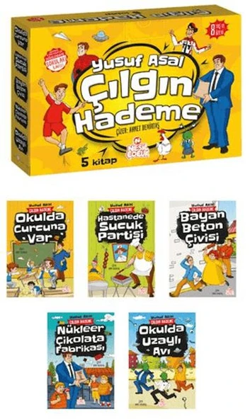 Çılgın Hademe Seti (5 Kitap-Soru Kitapçığı) ürün görseli 1