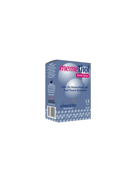 Memethol Hemoroid Bariyer Sprey 10 ML (SKT:01/2028) ürün görseli 1