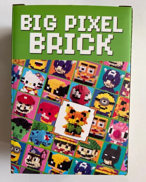 Brick Yeşilli Lego 435 Pixel Parça - Resim 3