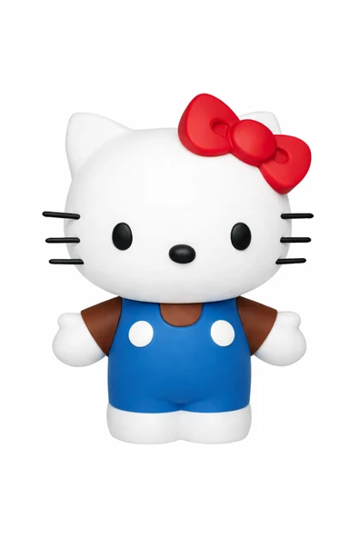 Hello Kitty Kırmızı Fiyonklu Dekoratif Figür – El Yapımı 3D Baskı Koleksiyon Oyuncak ürün görseli 1