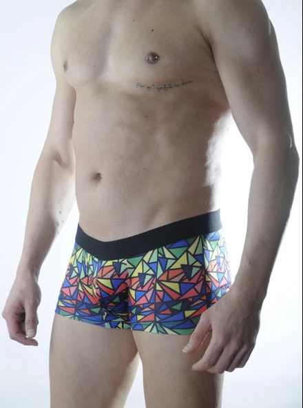 Erkek Renkli Desenli Boxer ürün görseli 1
