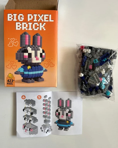 Brick Turunculu Lego 423 Pixel Parça - Resim 2