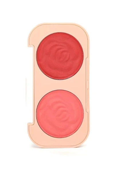 3B Trend Rose Pink You 2'li Allık Paleti - Yoğun Pigmentli Doğal Mat İkili Allık No:3 ürün görseli 1