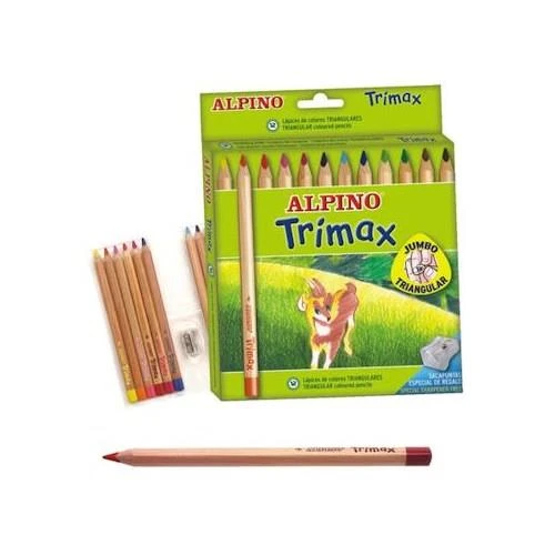 Alpino Trimax Jumbo 12 Renk Boya Kalemi AL-113 ürün görseli 1