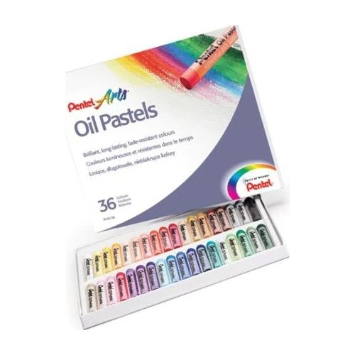 Pentel Pastel Boya Yağlı 36 Renk Phn36 ürün görseli 1