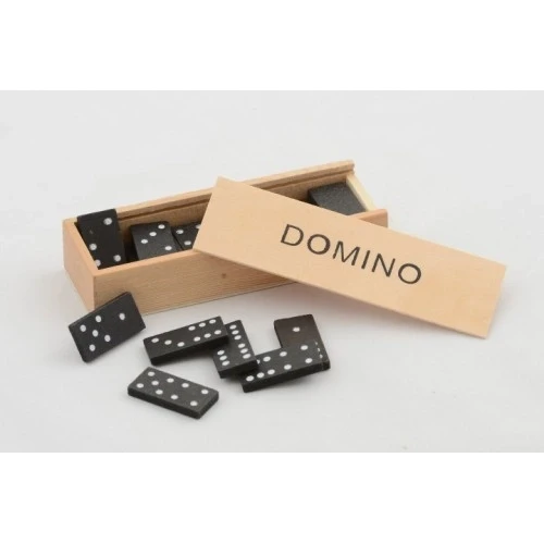 Ahşap Kutulu Domino Oyunu Model 2 ürün görseli 1