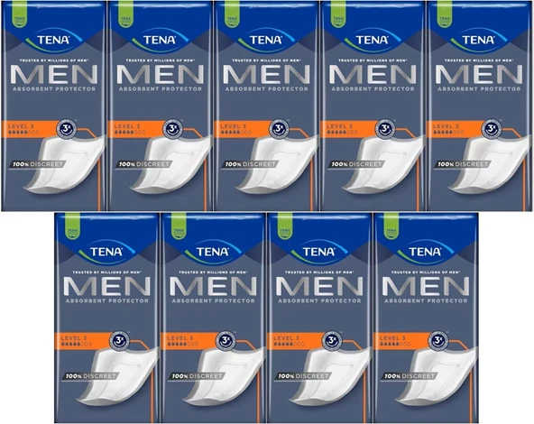 Tena Men Emici Koruma Level 3 Erkek Mesane Pedi 144 Adet ürün görseli 1