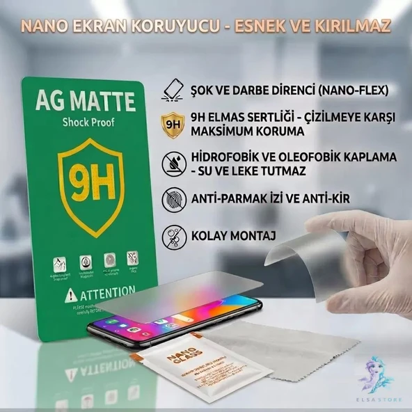 Oppo K9S 5G Uyumlu Ekran Koruyucu 9H Ekstra Koruma 9H - MAT ürün görseli 1