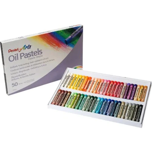 Pentel Pastel Boya Yağlı 50 Renk Phn-50 ürün görseli 1