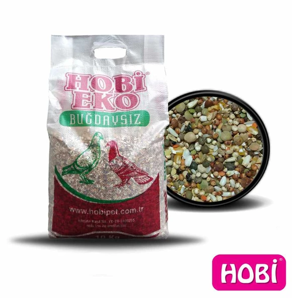 Hobi Ekonomik Güvercin Yemi Dört Sezon Kullanım 10kg ürün görseli 1